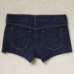 ‘Sold Design Lab’ Dark Wash Booty Shorts Size 24